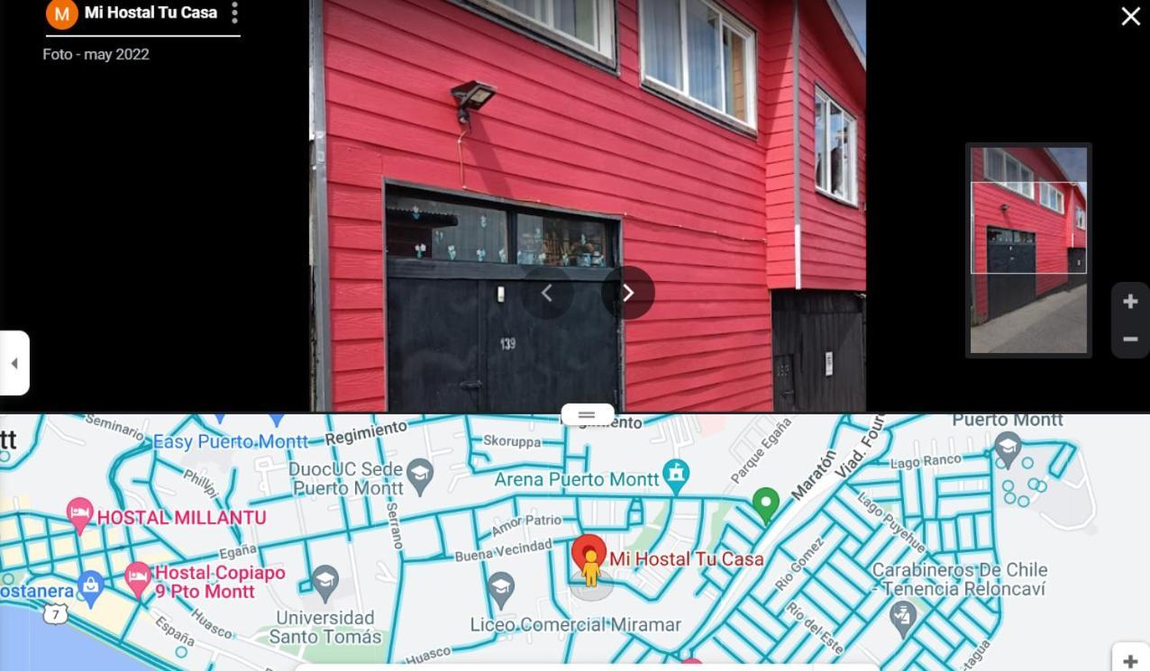 "Mi Hostal Tu Casa" Hostal Familiar Solo Empresas, Turistas Y Viajeros Espacio Para Bicicletas Y Motos Puerto Montt Exteriér fotografie
